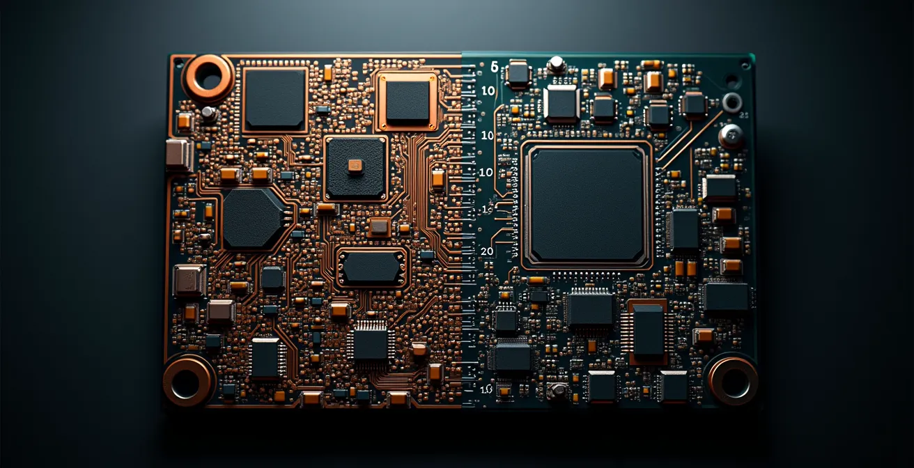 Comparación de circuitos internos entre cargador certificado y pirata