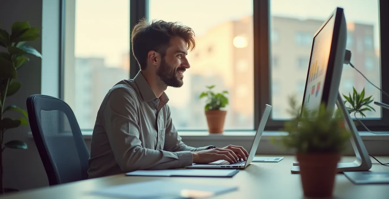 Representación visual de múltiples herramientas convergiendo en un hub central unificado