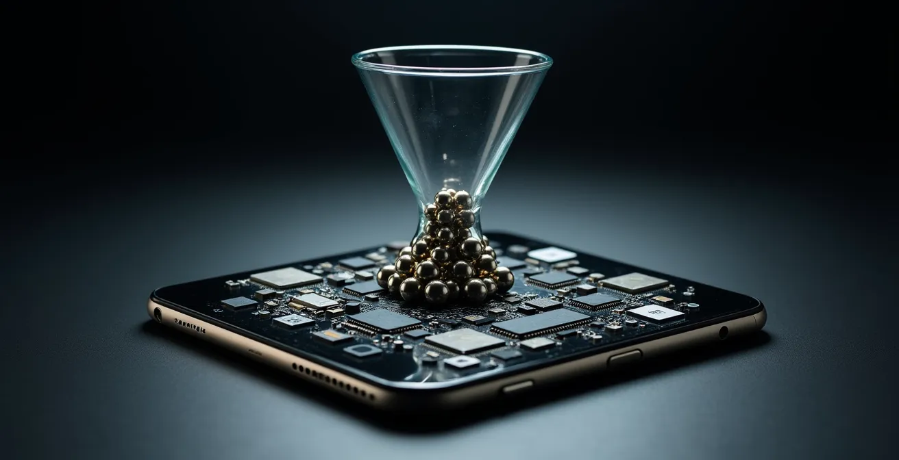 Visualización del cuello de botella entre memoria y procesador en móviles