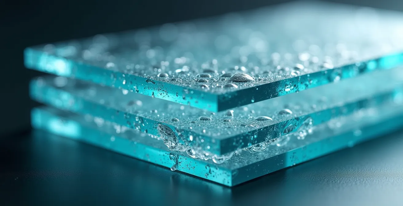 Representación visual de las capas de seguridad en un móvil obsoleto